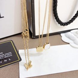 Charming Jewellery Necklace Luxury Designer Pendant Necklaces Selected Women's Long Chain 18k Gold Plated Fine Gift Design Fashion Style Women's Accessories