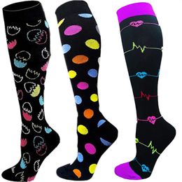 Men's Socks Compression Women & Men Stockings Cycling Hiking Running Varicose Veins Better Help Blood Circulation