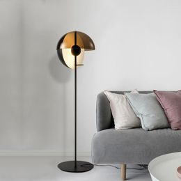 Table Lamps Nordic Creative Hemisphere Floor Lamp Post-modern Minimalist Art Luminaire For El Living Room Bedroom Bedside Decor Led Light