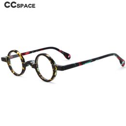 Sunglasses Frames 54250 Round Small Frame Acetate Glasses Frames Men Women Fashion Retro Reading Glasses T2201114