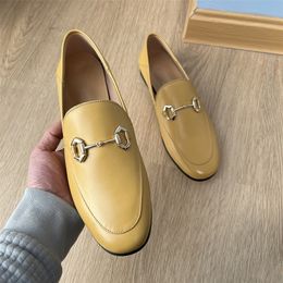 Dress Shoes Boots Flat Loafer Shoes for Women 2022 Genuine Leather Flats Ladies Outwear Low Heels Moccasin Casual Sneakers chaussure femme 221116