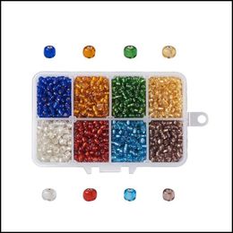 Other Other 4Mm Round Glass Beads Boxed Scattered Ornament Accessories Diy Charms For Bracelets Bracelet Making Drop Delivery 2021 Je Dhqnz