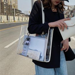 Evening Bags Tote For Women Luxury Handbags Designer Bag 2022 Jelly Transparent Fashion Shoulder Handbag