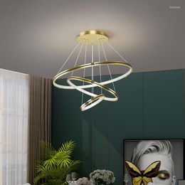 Chandeliers Nordic Chandelier Lights Spiral Surround LED E27 Crystal Lamp Base For Living Room / Bedroom Indoor Lighting Retro Golden Black