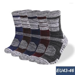 Men's Socks Men's Thickened Warm High Quality Sports Outdoor Mountain Climbing Autumn And Winter Sweat Absorbing Running