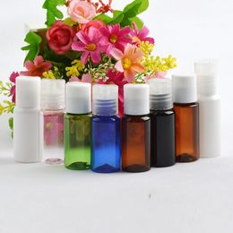 15ml Plastic Lotion Sample Bottles with Press Cap Bottle Containers Cream Jars for Cosmetic Packaging LX1919