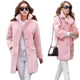 Gilet de peles feminino jaqueta de casaco faux feminino imitação pare mais tamanho xxxl rosa design europeu engrosso quente xc037