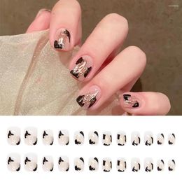 False Nails Minimalistic Fashion Irregular Pattern Nail Tips Multifunctional Elegant For Dating