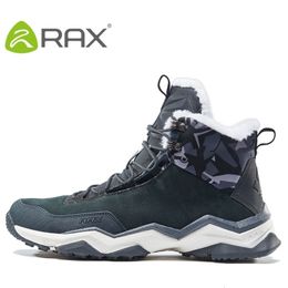 Dress Shoes RAX Waterproof Hiking Men Winter Outdoor Sneakers for Snow Boots Plush Mountain Snowboots Tourism Jogging Shoe 221116