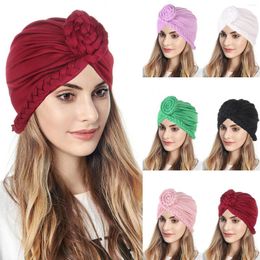 Ball Caps Hat Women Braid Turban Hats Cap Hair Bonnet Head Scarf Wrap Cover Mens Dad