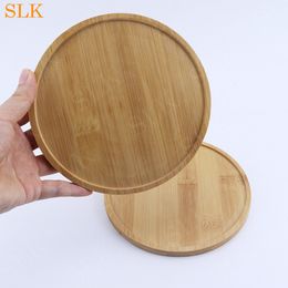 Bamboo Rolling Tray Smoking Accessories Round Trays 155mm For Tobacco Dry Herb Grinder Plate Household Clutter Storage Basin 420