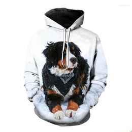 Men's Hoodies 2022.Bern Mountain Men's And Women's 3D Dog Print Sweaters Oversized Casual Street Wear Harajuku Top