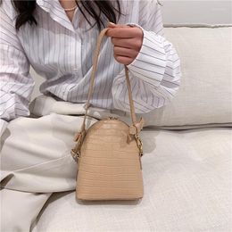 Duffel Bags 2022 Stone-Print Leather Crossbody For Women Travel Handbag Fashion Simple Shoulder Bag Ladies Cross Body