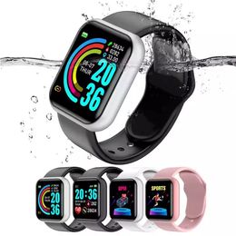 Y68 Smart watches TLSR8232 chip waterproof IP67 smartwatch 1.44 inches touch screen smart phone watch D20 D20s
