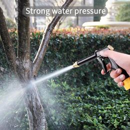 Watering Equipments Garden High Pressure Water Gun Adjustable Nozzle Tube Soft Foam Home Car Wash Irrigation Gadgets