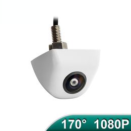 XINMY 170 Degree AHD 1920x1080P White Vehicle Rear View Camera Metal Body Car Reverse Fisheye Lens Camera