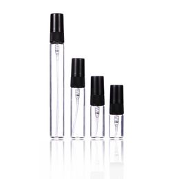 Refillable Liquid Tube bottle 2ml 3ml 5ml 10ml Spray Bottle Perfume Fragrance Vial Empty Glass Fine Mist Atomizer LX8833