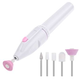 Electric Manicure Pedicure Nail Art Drill Set 5 in 1 Professional Nail File Grinder Grooming Personal Manicures and Pedicur