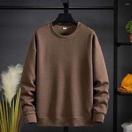 Men's Sweaters Stylish Autumn Sweatshirt Oversized Solid Colour Soft Sportswear Men Spring Thermal