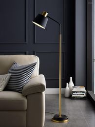 Floor Lamps Modern LED Lamp Vertical Gold/black With Stable Reading Light For Office Bedside Table Lights