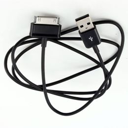 Black USB Charger Charging Data Cable Cord 1M for Samsung Galaxy Tab 2 3 Note P1000 P3100 P5100 P5110 P7300 P7310 P7500 P7510 N8000