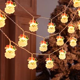 Christmas Decorations LED Light String Battery Powered Fairy Garland Bedroom Living Room Garden Festoon Gift Lights Decoration 221114