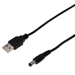 1M 5V 2A USB 2.0 Un câble d'alimentation de la prise de baril 5,5x2.1 mm 5 volts