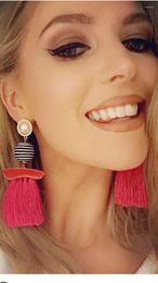 Dangle Earrings Fringed Fashion Women Statement Tassel Multicoloured Drop For Wedding Charm Sale