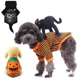 Cat Costumes Dog Costume For Clothes Knight Style With Doll And Hat Halloween Day Pet Warm Puppy Hoodie Cosplay Clothing