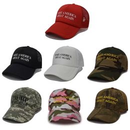 Classic Trump Hat 2024 U.S Presidential Election Cap Party Hats Make America Great Again Mesh Cotton Sports Caps New