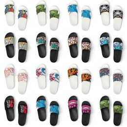 Women Animal Men Artoon Custom Design Shoes Slippers Diy Word Black White Blue Red Mens Trainer 066 648 Wo S s