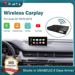 Wireless Apple CarPlay Android Auto Interface for Audi Q7 2016-2019 with Mirror Link AirPlay Car Play Functions