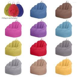 Chair Covers Linen Storage Bean Bag Sofa Cover Large Beanbag For Toys Comfortable