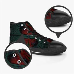 GAI DIY Custom Shoes Men Classic Canvas High Cut Skateboard Casual UV Printing Brown Women Sports Sneakers Waterproof Fashions Outdoor Accept Customization