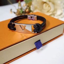 Luxus-Designer-Armband, Kette, personalisierte klassische Designer-Armbänder, Luxus-Schmuck, altes Blumen-Lederseil