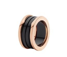 Bulgarian S925 silver ceramics Jewellery love ring designer rings men and women Titanium steel l rose gold lovers couple gift size 5-11 engagement339s with velvet bag