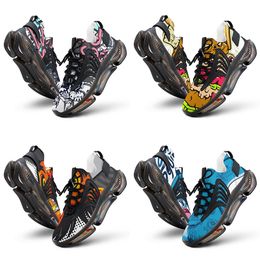 DIY Custom shoes for mens womens support to customization Designer multicolor white black brown runner trainer sport sneakers