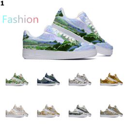 GAI Designer Custom Shoes Running Shoe Men Women Hand Painted Anime Flat Mens Trainers Sports Sneaker Color1