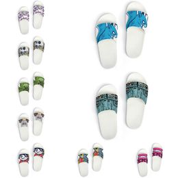 Custom Shoes Slippers Sandals Men Women DIY White Black Green Yellow Red Blue Mens Trainer Outdoor Sneakers Size 36-45 color126