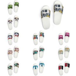 Custom Shoes Slippers Sandals Men Women DIY White Black Green Yellow Red Blue Mens Trainer Outdoor Sneakers Size 36-45 color119