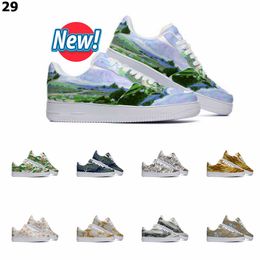 GAI Hotsale Designer Custom Shoes Running Shoe Men Women Hand Painted Anime Fashion Flat Mens Trainers Sports Sneakers Color29