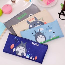 Süße Kawaii Stoff Bleistift Hülle Schöne Cartoon Totoro Stifttaschen für Kinder Geschenk Zakka Kawaii Briefpapier Estuches Schullieferungen