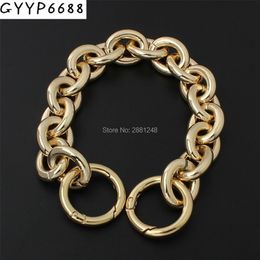 Bag Parts Accessories 24mm Thick Round Aluminium Chain Spring Ring Light Weight s Strap Handles For Accessory Handbags Straps 221116