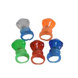 LED Children Finger Lights Toys Kids Boys Girls Dazzle Colour Finger Ring Toy Event Party Festival Lantern RRA645