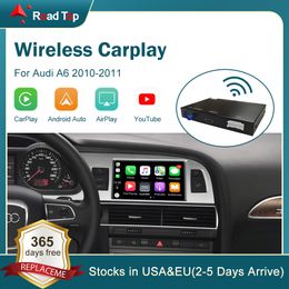 Wireless Apple CarPlay Android Auto Interface for Audi A6 A7 2010-2011 with Mirror Link AirPlay Car Play Functions
