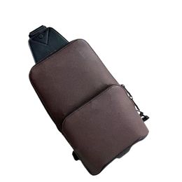 designersgenuine leather Waist Bags 5 Colours Luxurys Designer AVENUE Shoulder Bags Men Zipper Crossbody Bag Fashion Sporty Travel Outdoor Packs