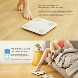 Smart Scales YUNMAI Mini 2 Body Fat Monitor weigh Balance Smart Body Fat Scale Intelligent Data Analysis APP Control Digital Weighing 221117