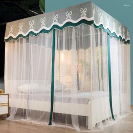 Mosquito Net Princess With Bed Canopy Free Installation King Size Tent For Adults Klamboe Linings BS50WZ