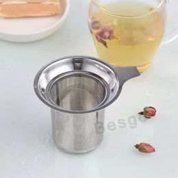 Stainless Steel Mesh Tea Infuser Tools Household Reusable Coffee Strainers Metal Spices Loose Philtre Strainer Herbal Spice Philtres