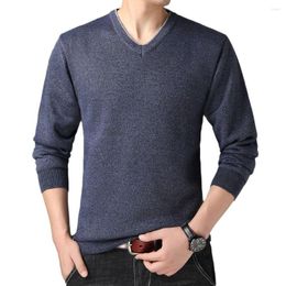 Men's Sweaters 2022 Fashion Brand V Neck Knit Woolen For Men High Quality Autum Casual Jumper Winter Pullover Mens Clothing